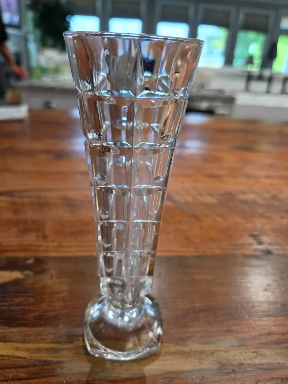 Cristal d'Arques 24% Genuine Lead Crystal Bud Vase Made In France 6 3/4